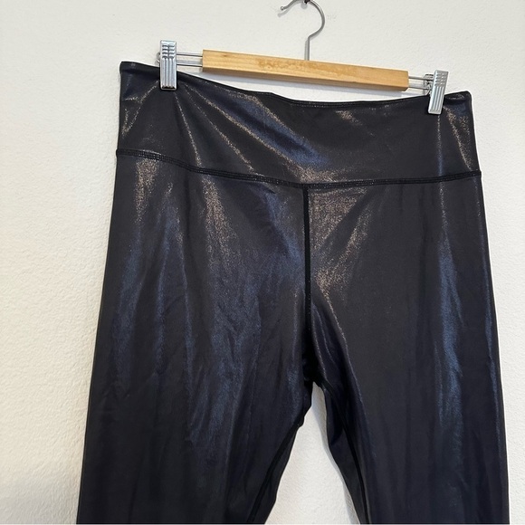 ZYIA Black Ombré Metallic Light N Tight High Rise Leggings Size 16-18 Women’s - Picture 3 of 8